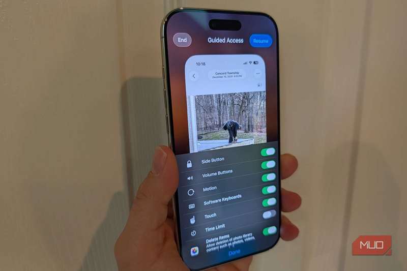 قفل لمسی iOS