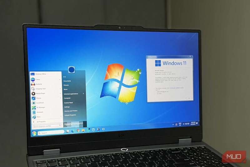 تم ویندوز ۷ بر روی لپ‌تاپ لینووی LOQ با ویندوز ۱۱