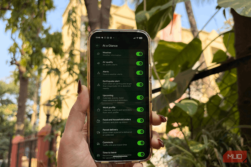 تغییرات ارائه‌شده توسط ویژگی نگاه کلی