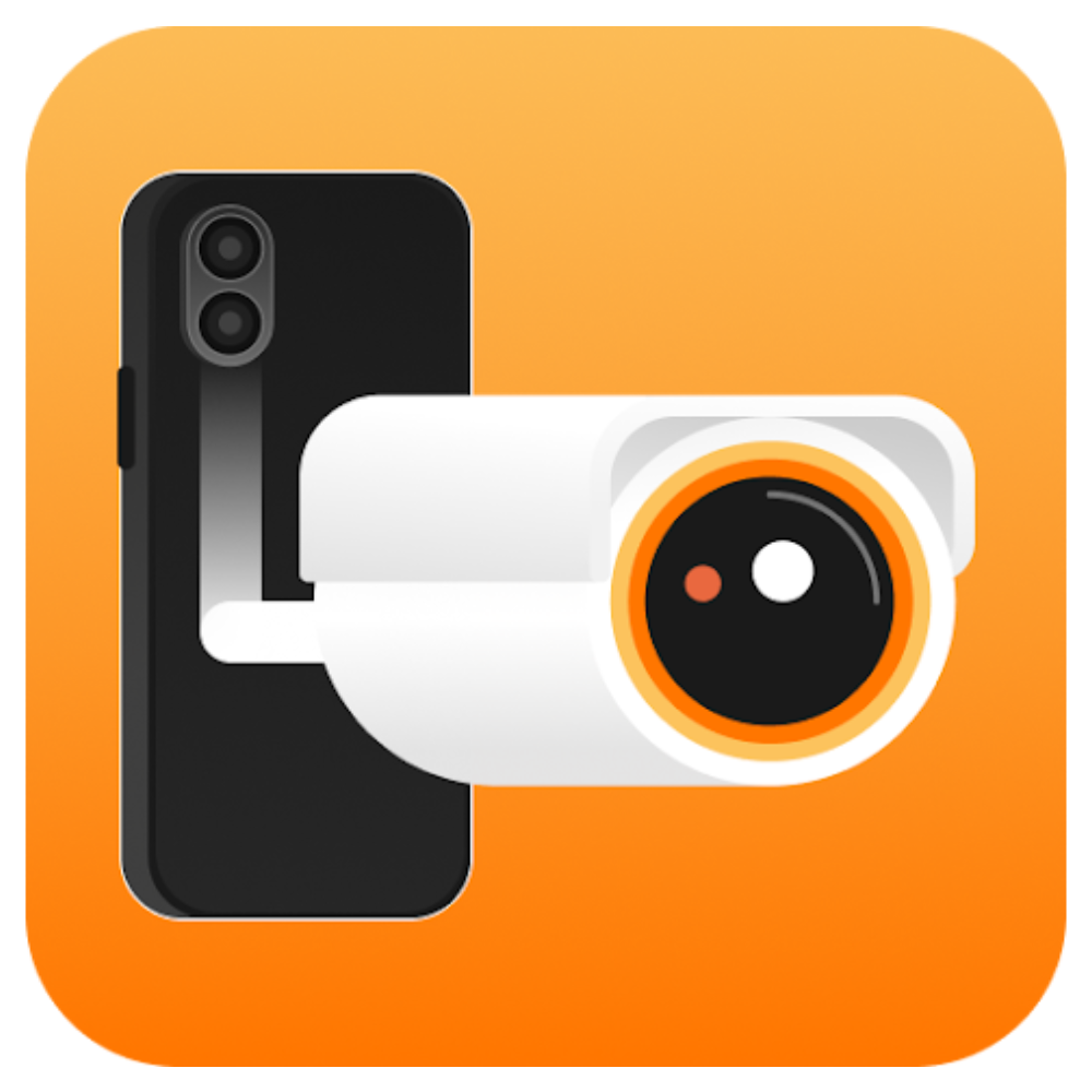 آیکون برنامه Alfred Camera در یک رندر شفاف مربع شکل