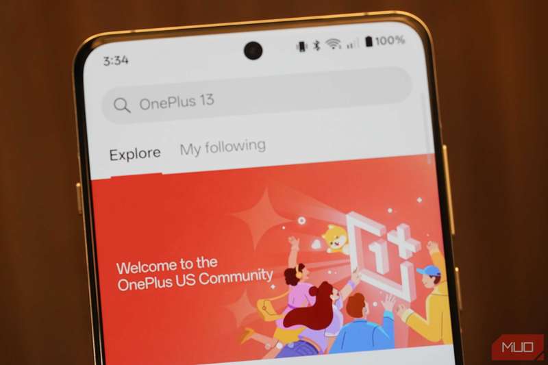 انجمن‌های OnePlus که با برنامهٔ پیش‌نصب‌شده در OxygenOS باز می‌شوند.