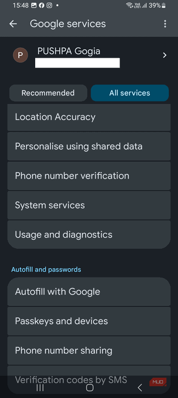 خدمات گوگل در گوشی سامسونگ