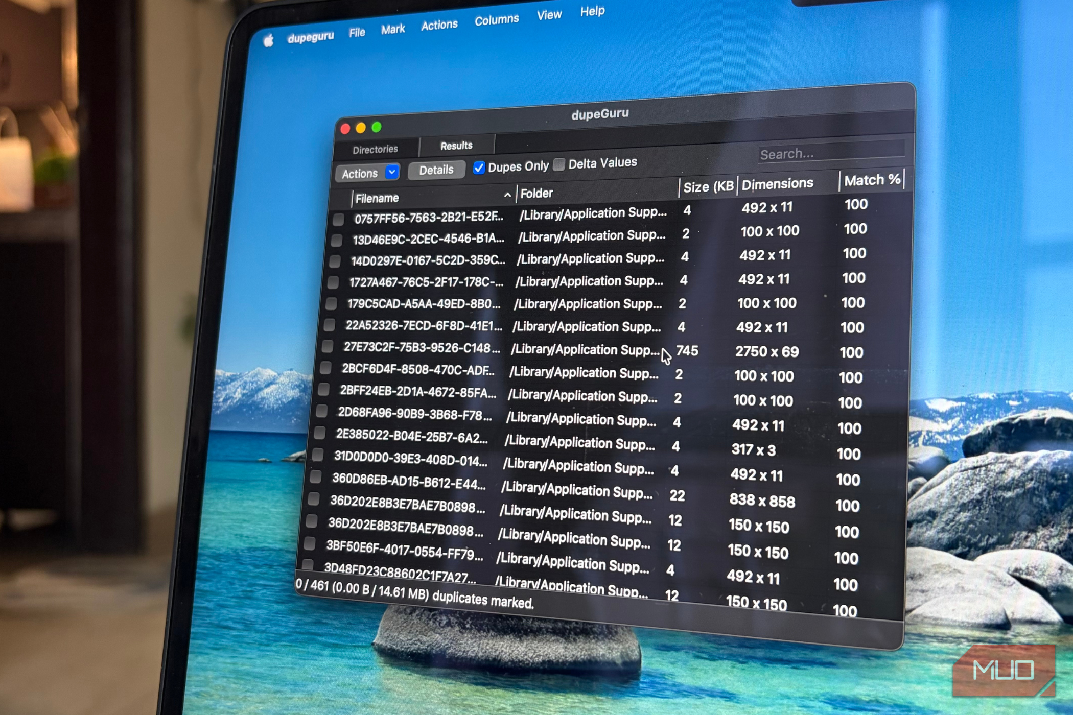 فقط شناسایی موارد تکراری در dupeGuru
