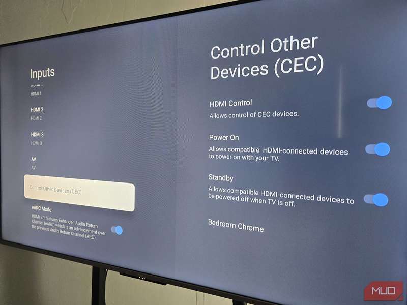 تنظیم CEC روی تلویزیون TCL