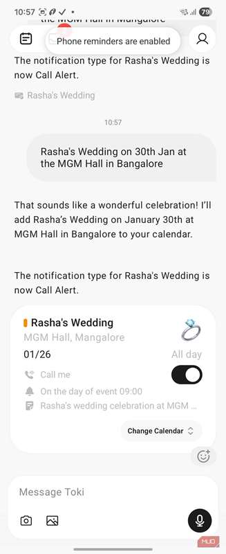 افزودن یک رویداد در Toki (4)