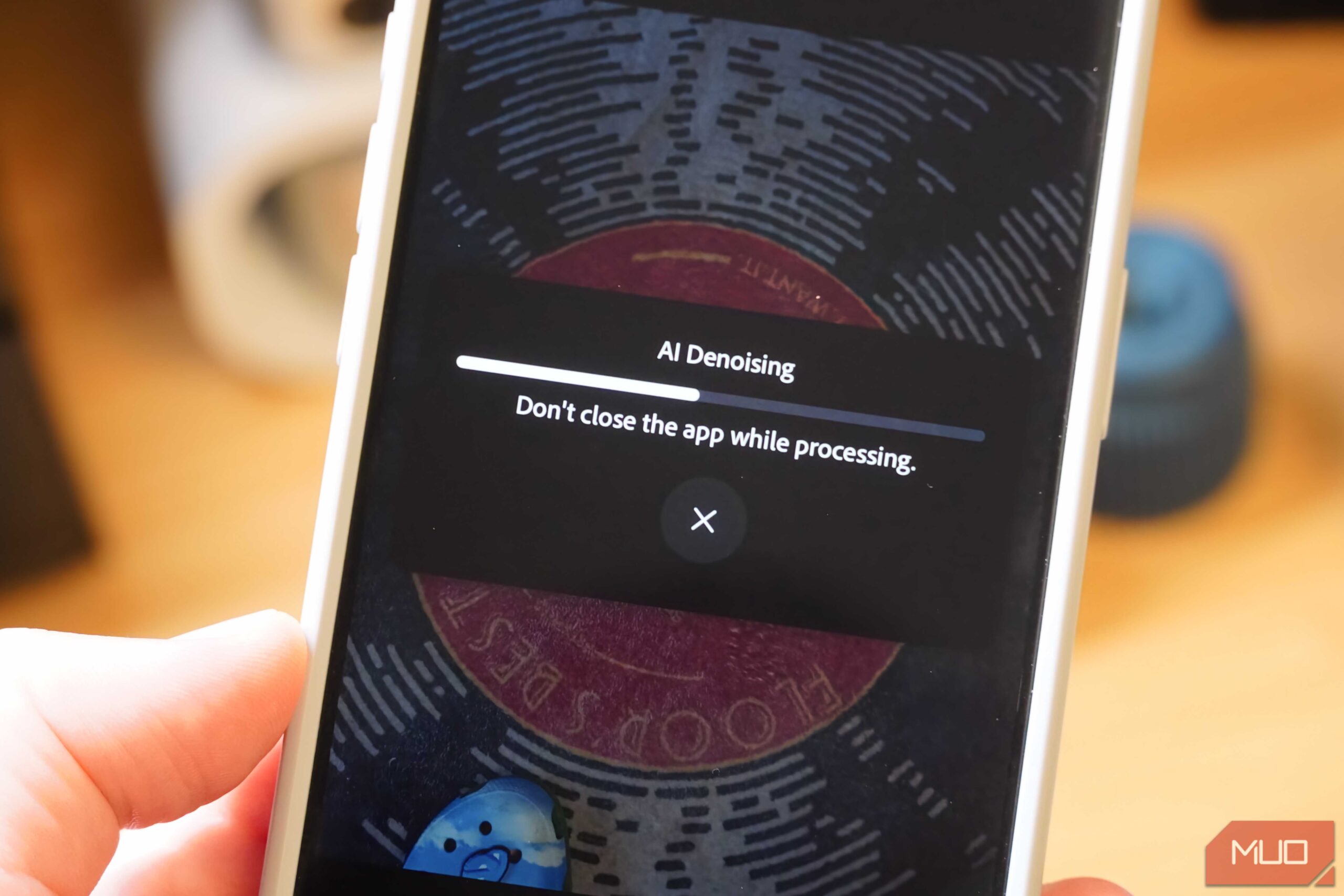 حذف نویز هوش مصنوعی در برنامه پروژه اندیگو
