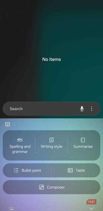 صفحه‌کلید سیستمی اندروید با ابزارهای نوشتن، گرامر و فرمت‌گذاری توکار