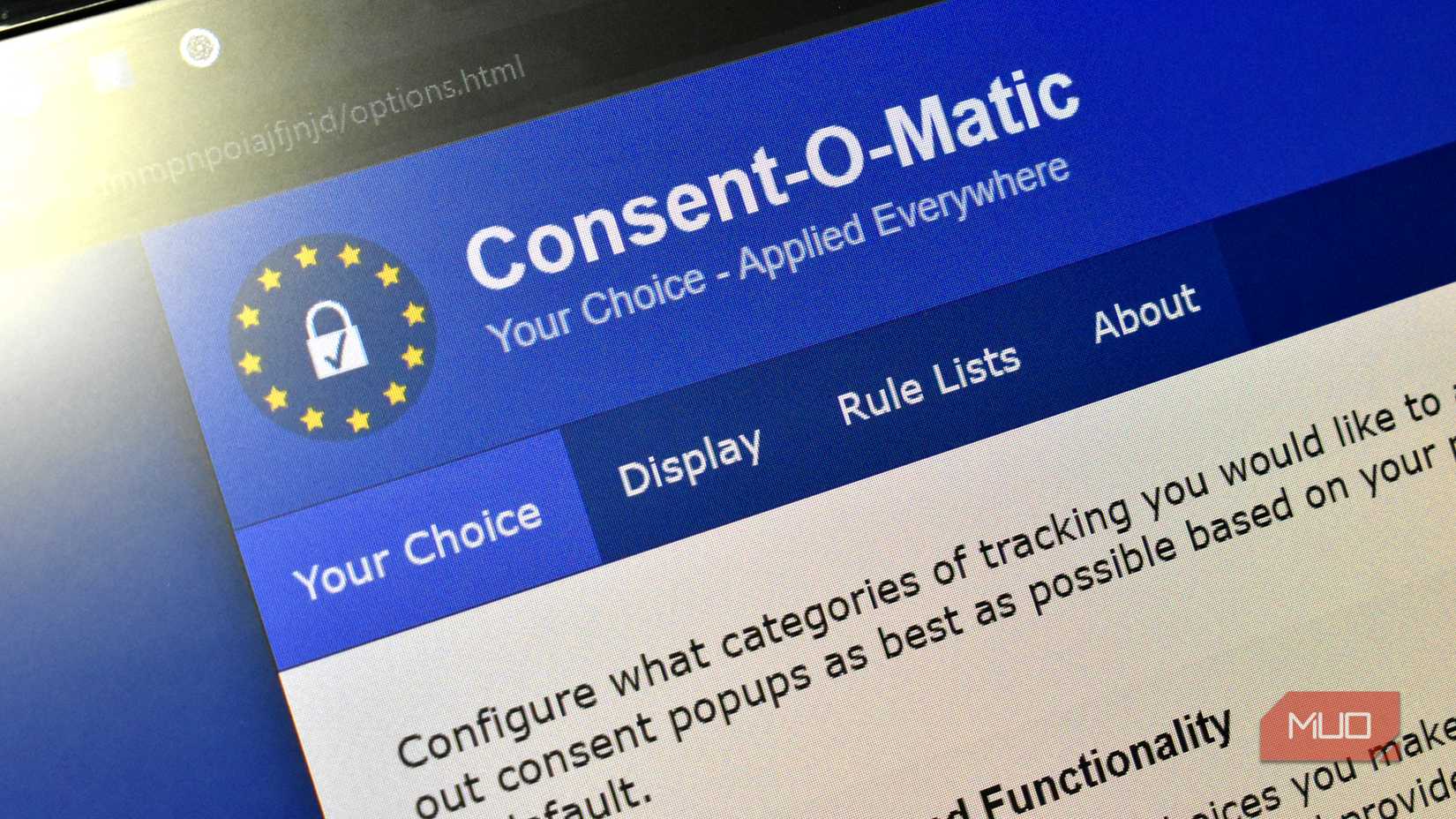 افزونه مرورگر حریم خصوصی کلیک کوکی Consent-O-Matic.
