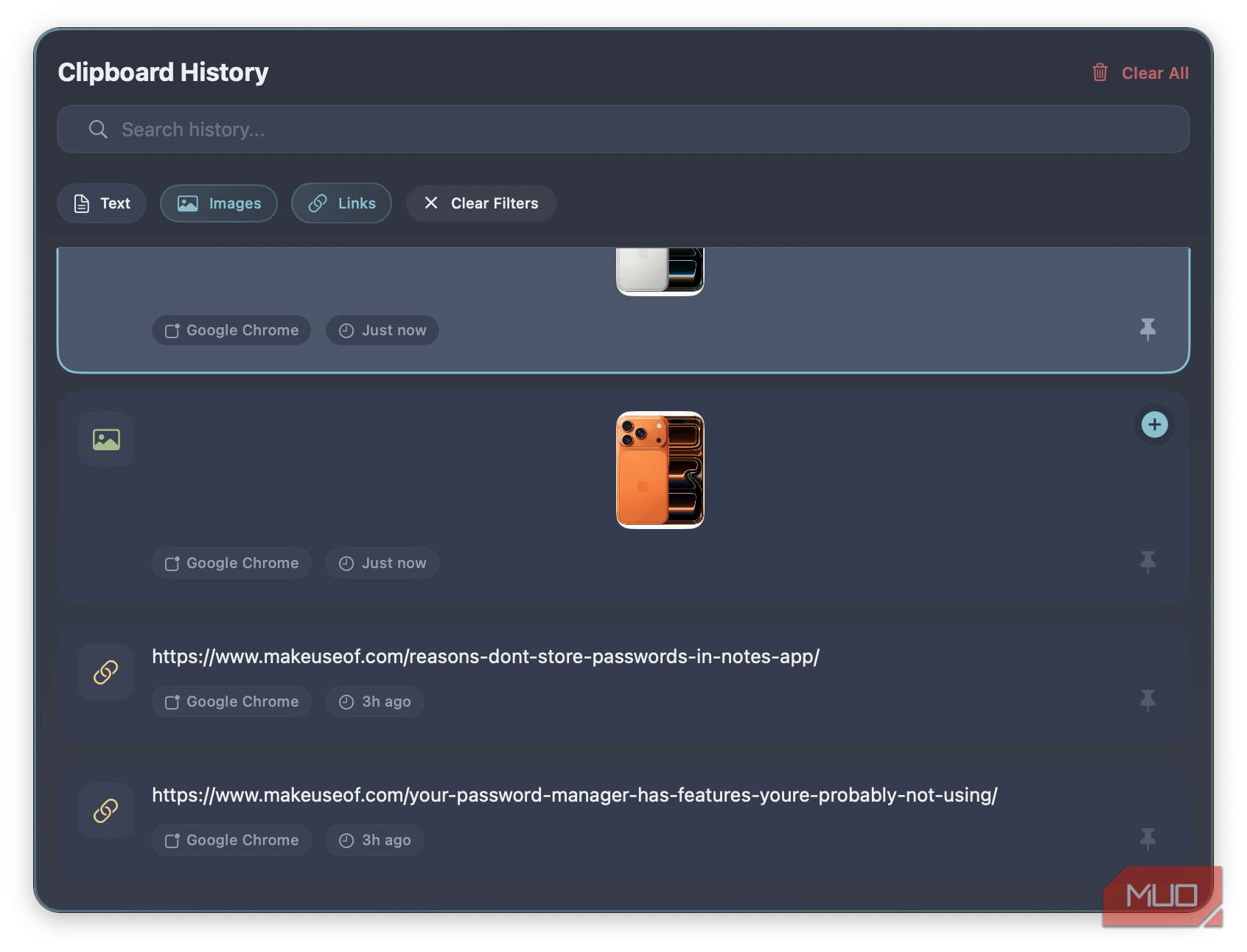 کلیپ بورد CopyQ