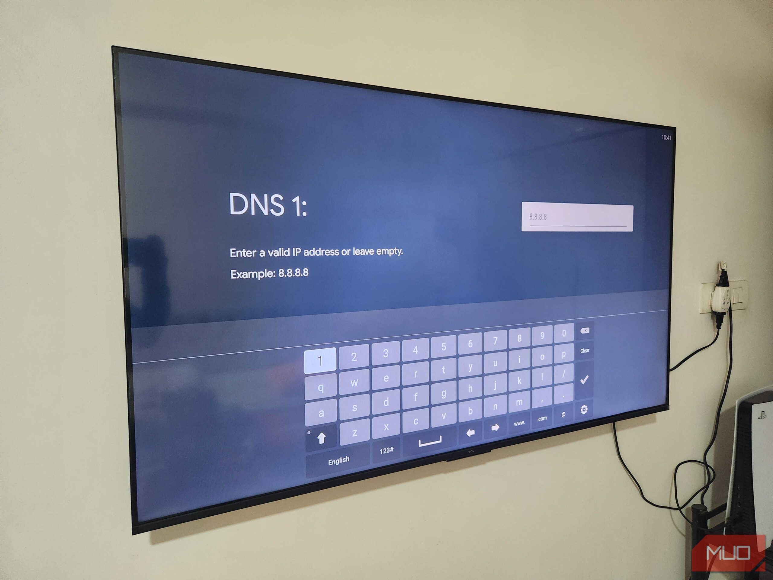 تنظیمات DNS روی تلویزیون