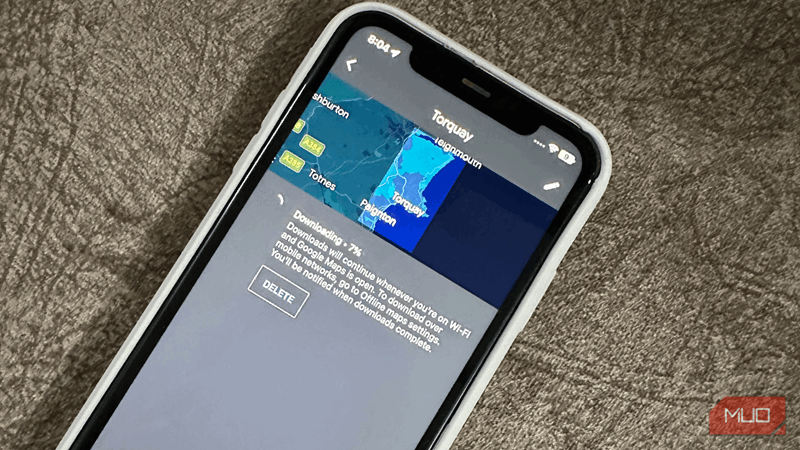 بارگیری نقشهٔ آفلاین در Google Maps