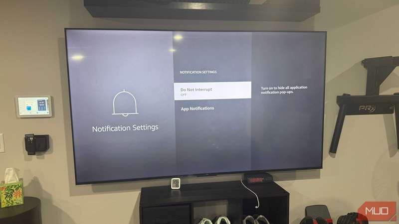 تنظیمات اعلان‌های Fire TV که مختل نمی‌شوند