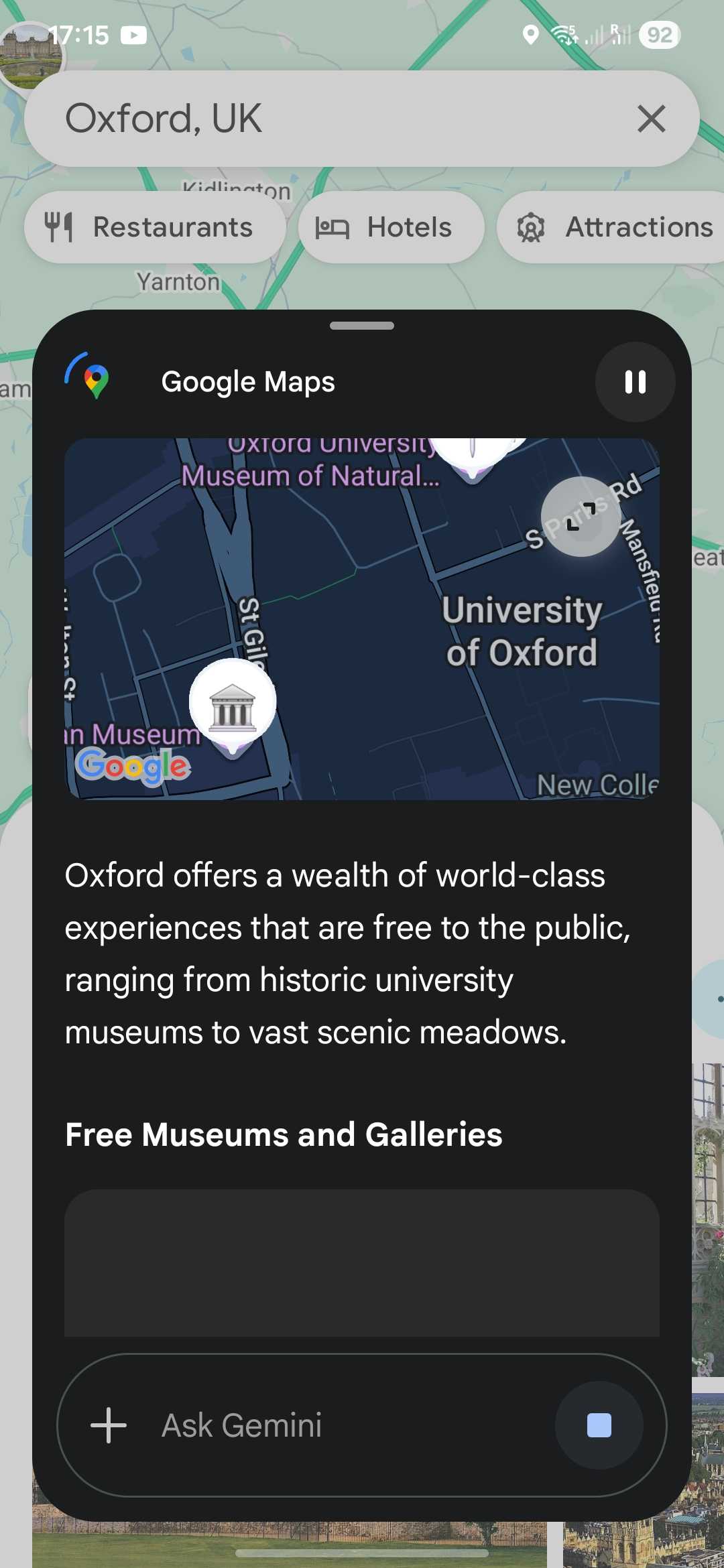 پیشنهادات جاذبههای رایگان جیمینی