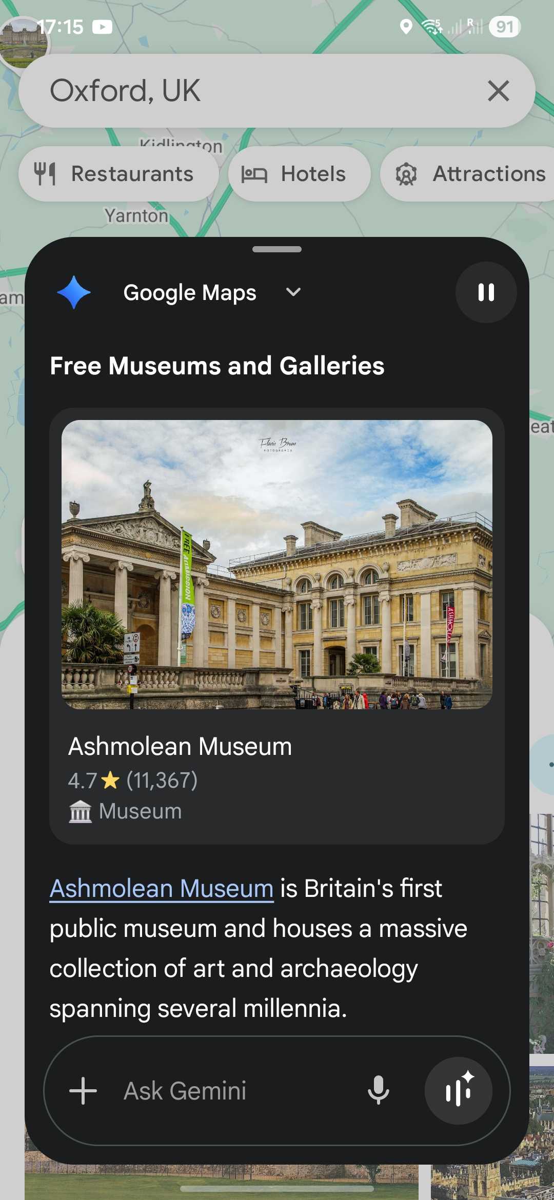 پیشنهادات جاذبههای رایگان جیمینی