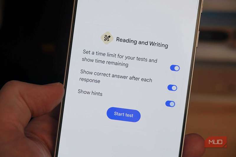 یک آزمون تمرینی برای SAT در برنامه جمی‌نی