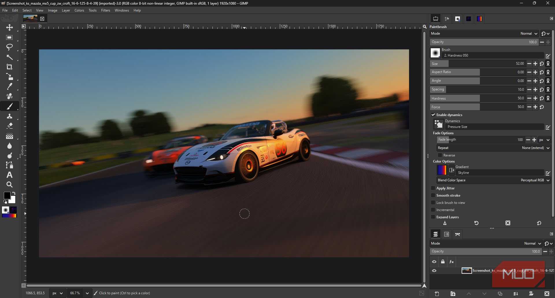 GIMP با طرح PhotoGIMP