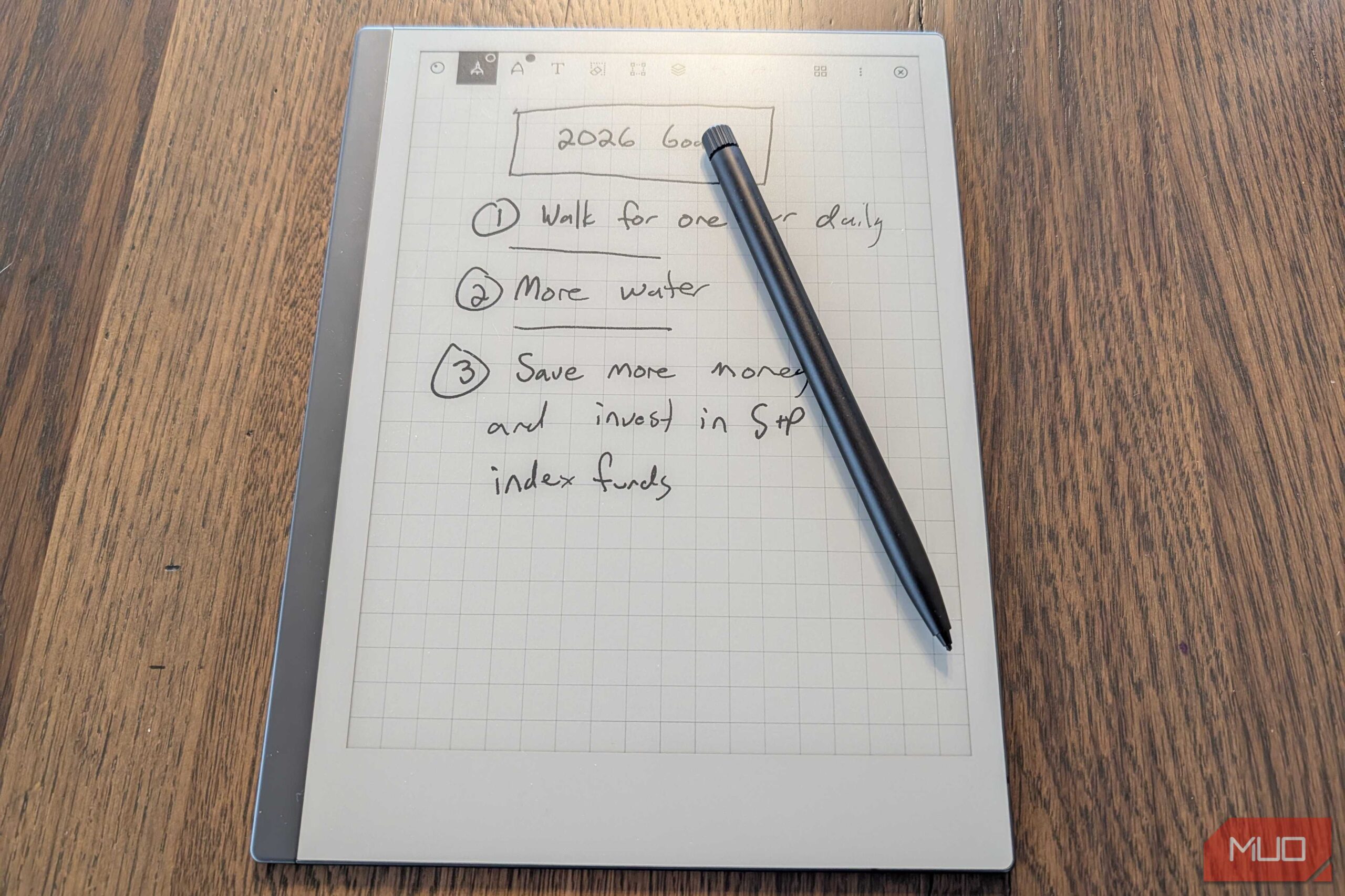 اهداف روی reMarkable 2