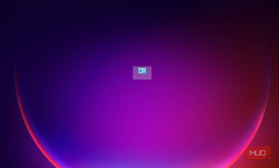 پوشه حالت خدایانه روی دسکتاپ