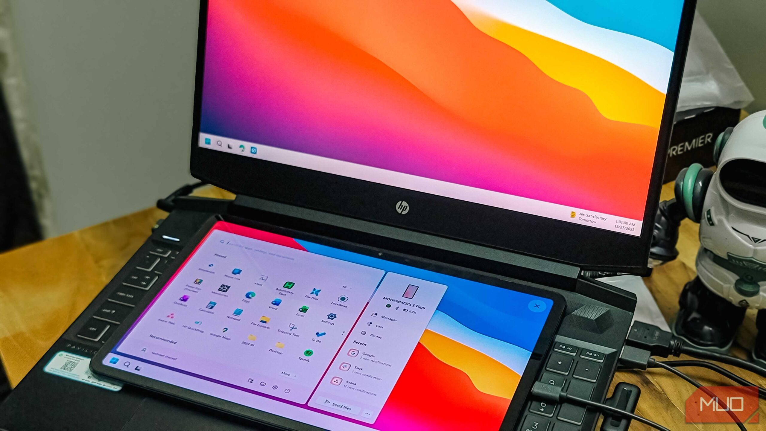 Huawei Honor Pad 8 بهعنوان مانیتور گسترش یافته برای لپتاپ ویندوز