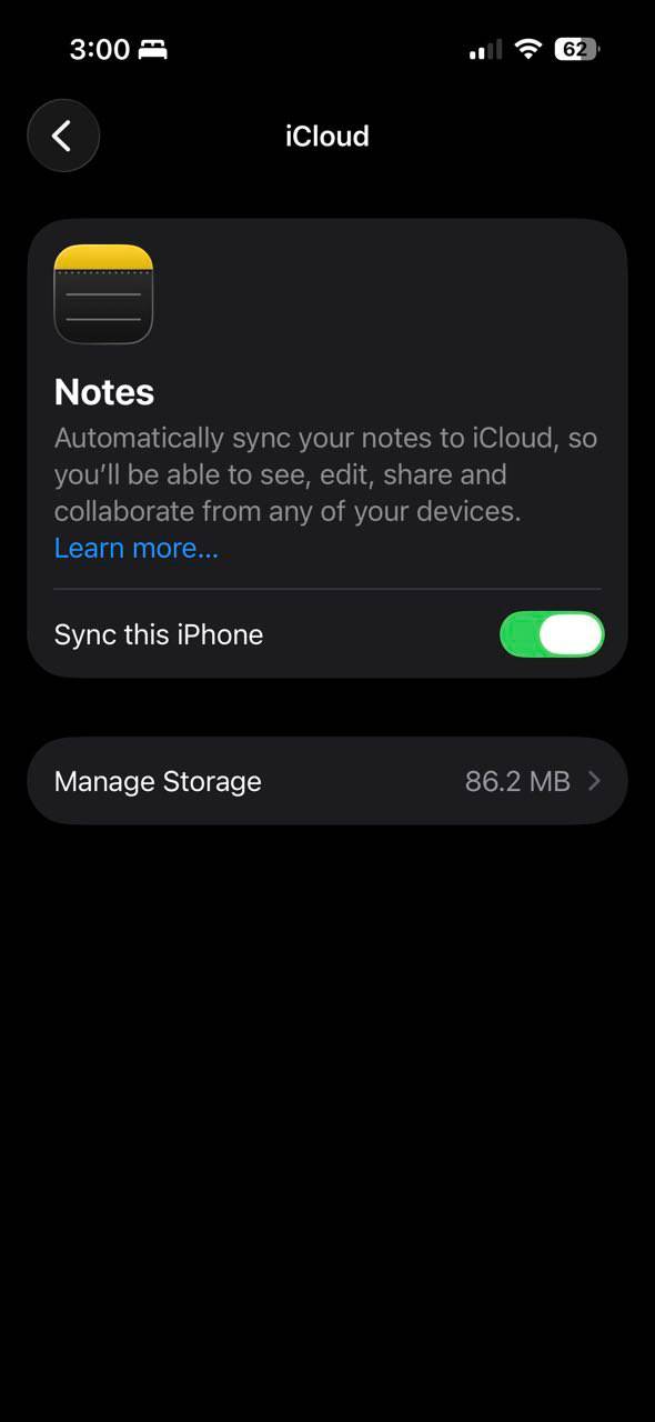 همگام‌سازی iCloud