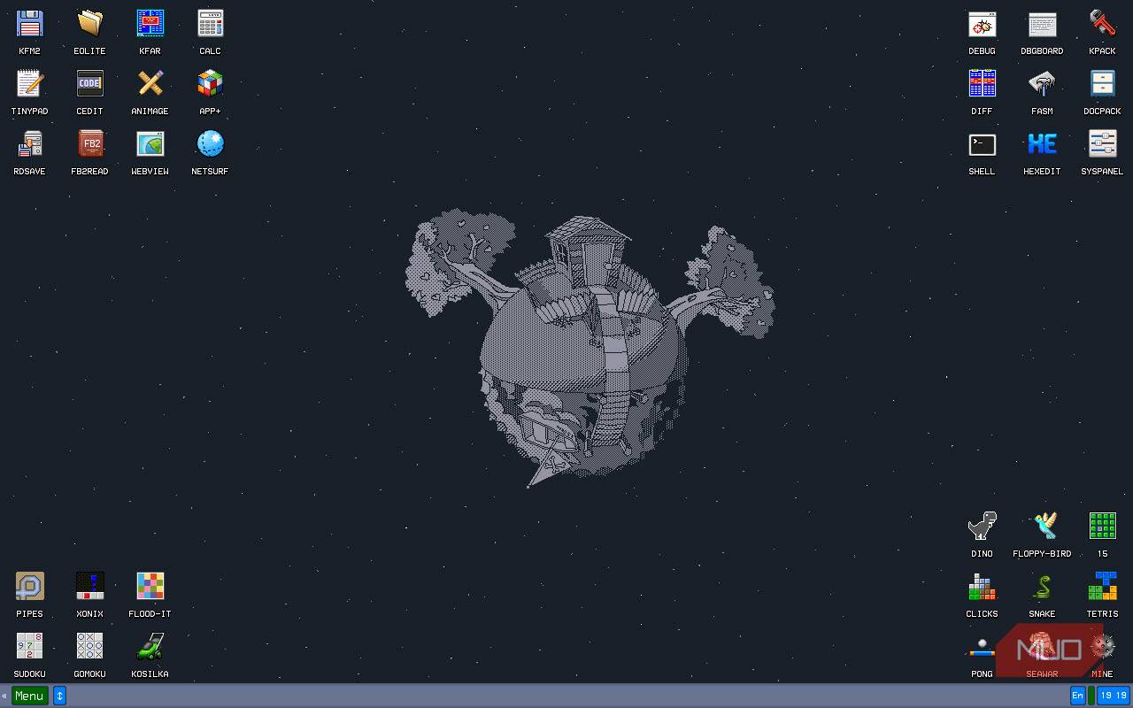 میزکار KalibriOS.