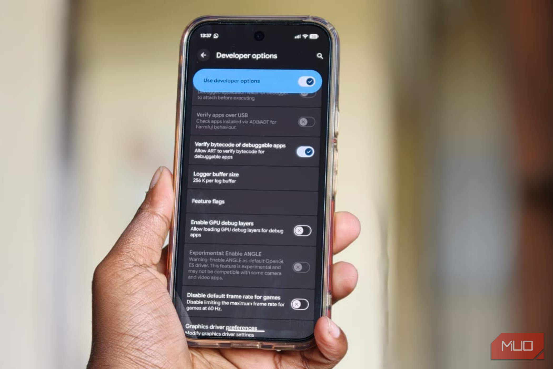 تنظیم اندازه بافر Logger در اندروید