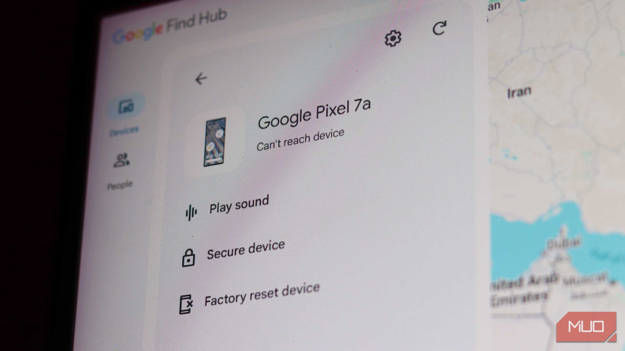 صفحه ردیابی Google Find Hub