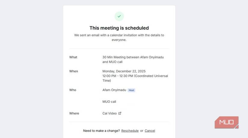 جلسه برنامه‌ریزی‌شده در Cal
