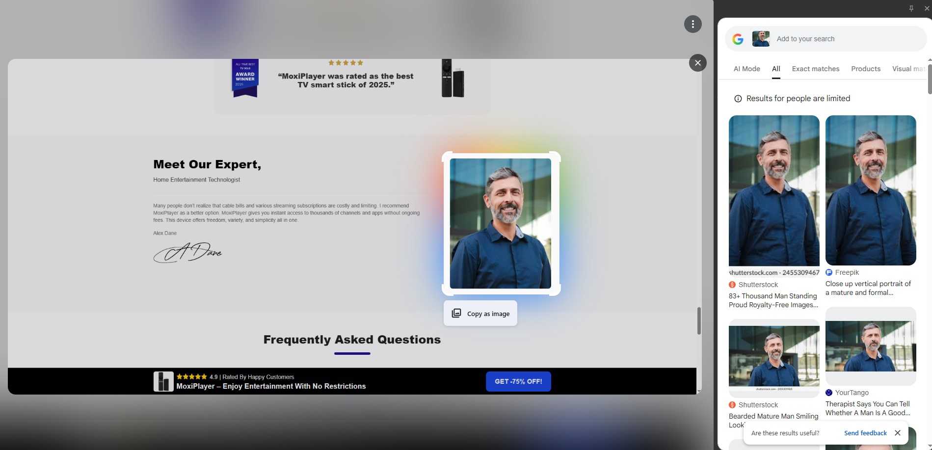 کارشناس جعلی موکسیپلییر