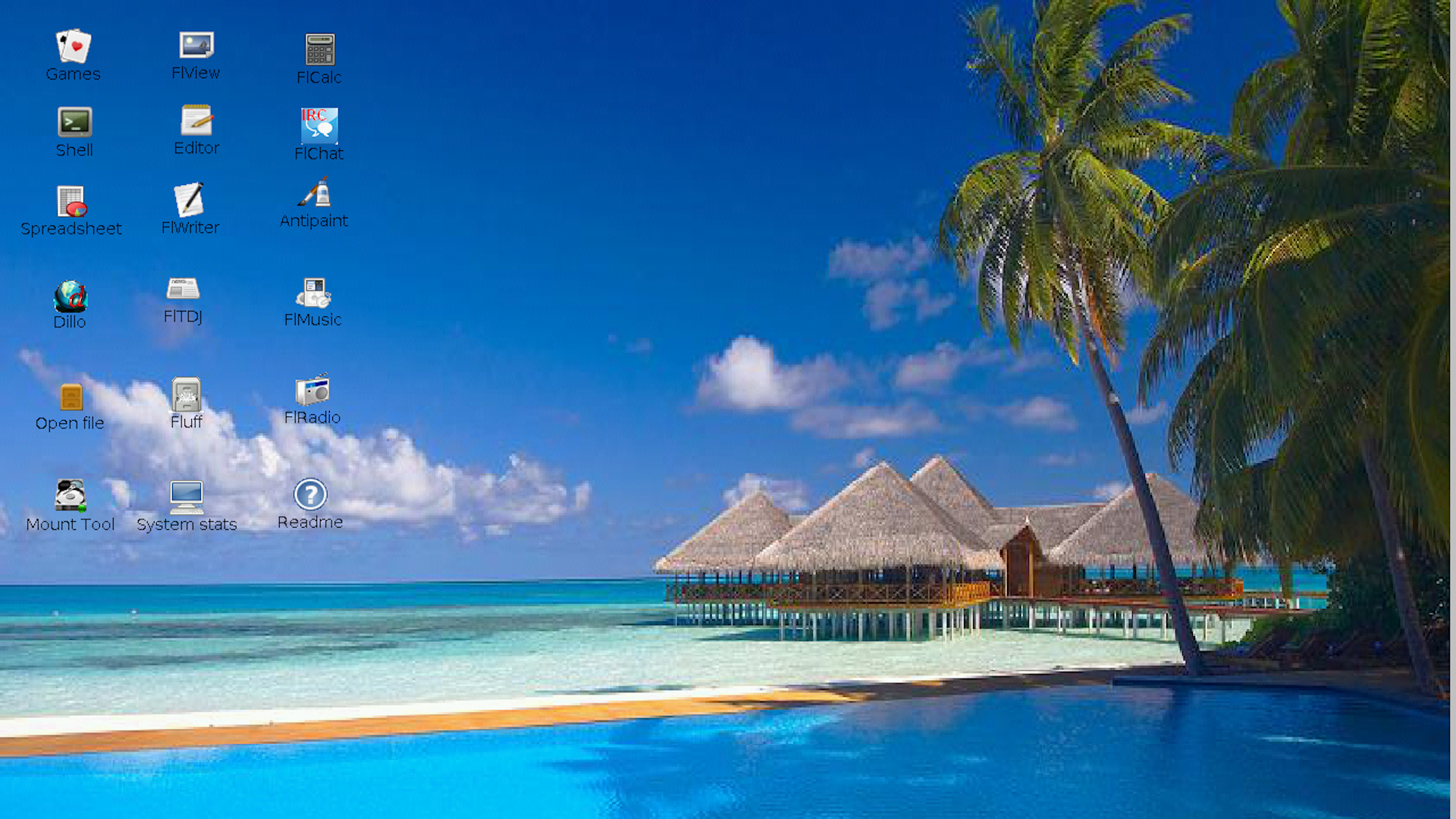 میزکار NanoLinux.