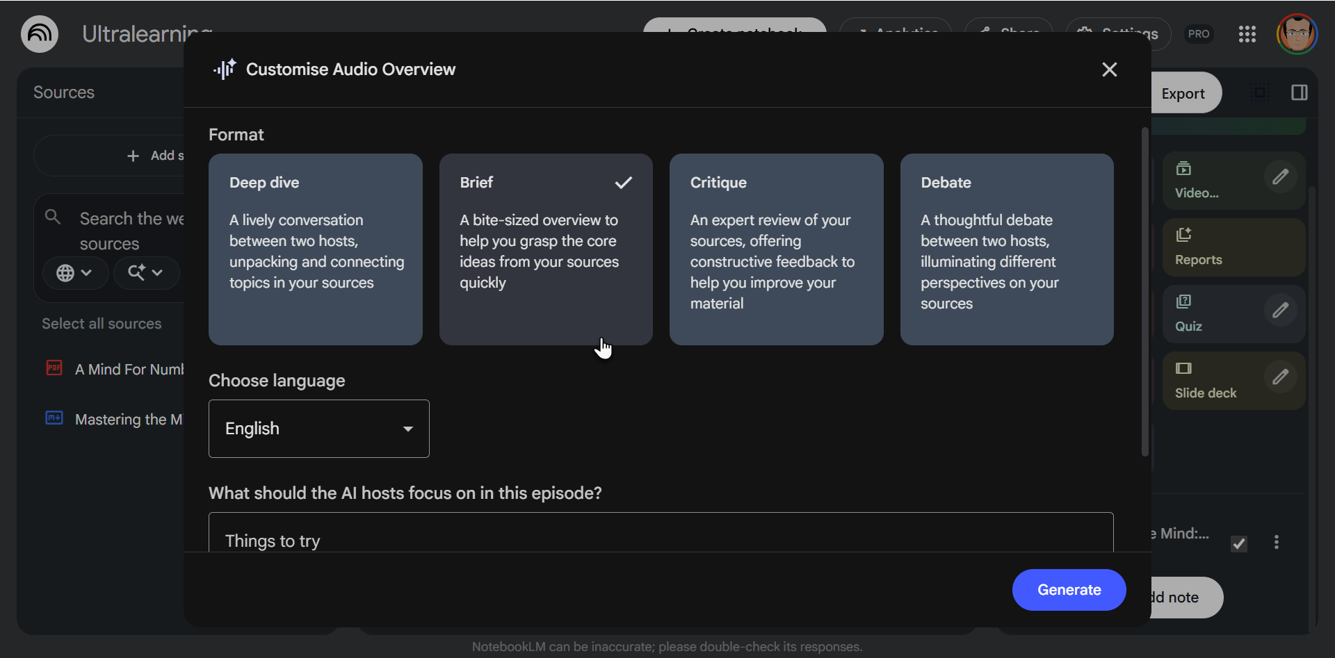 خلاصه NotebookLM