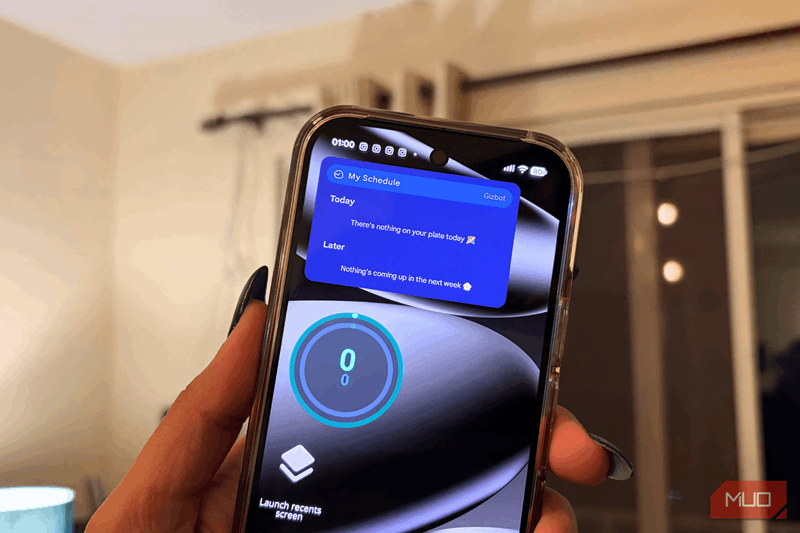 ویجت‌های لانچر Octopi