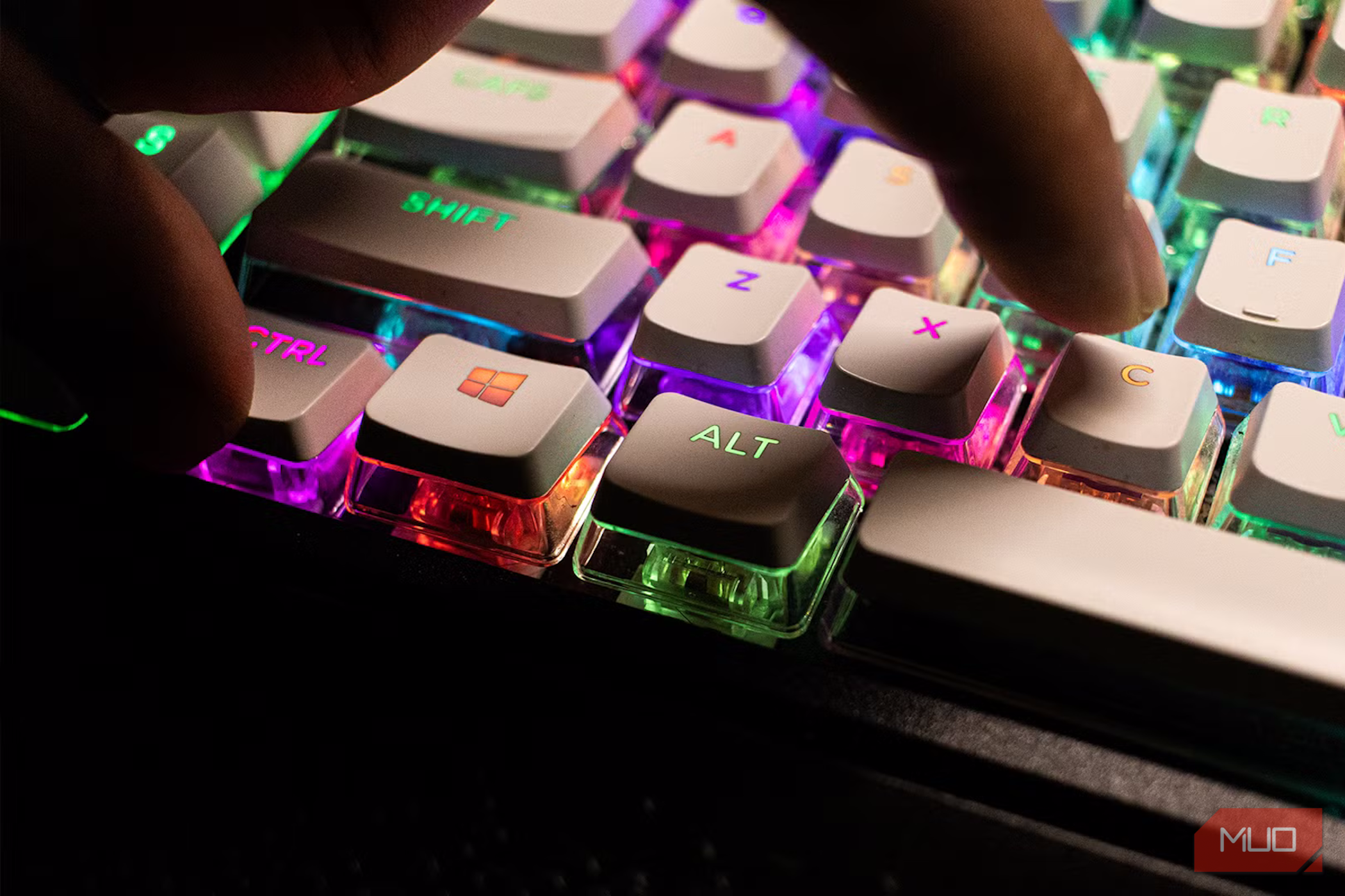 فشردن کلید میانبر کپی بر روی کیبورد