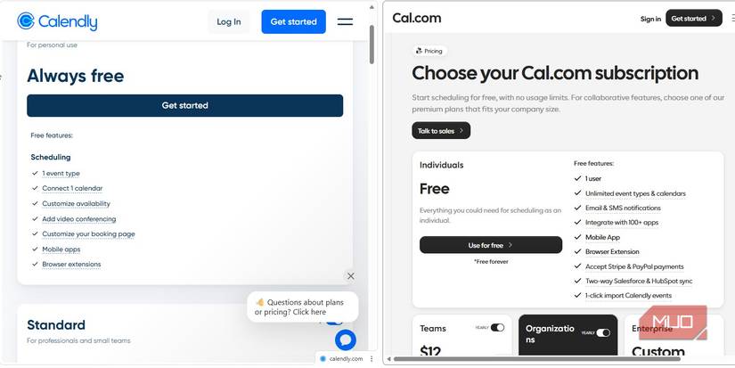 طرح‌های قیمت‌گذاری برای ابزارهای زمان‌بندی
