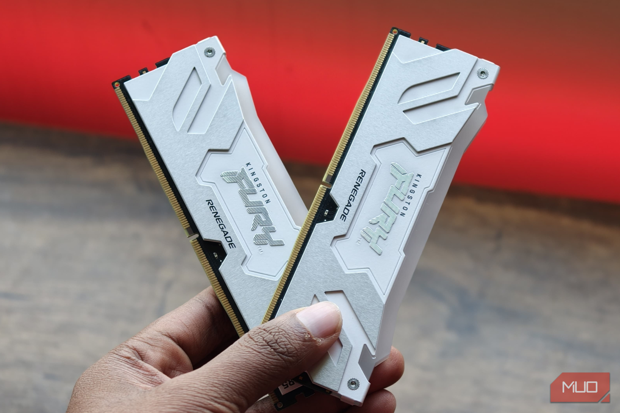 نوارهای رم در دست