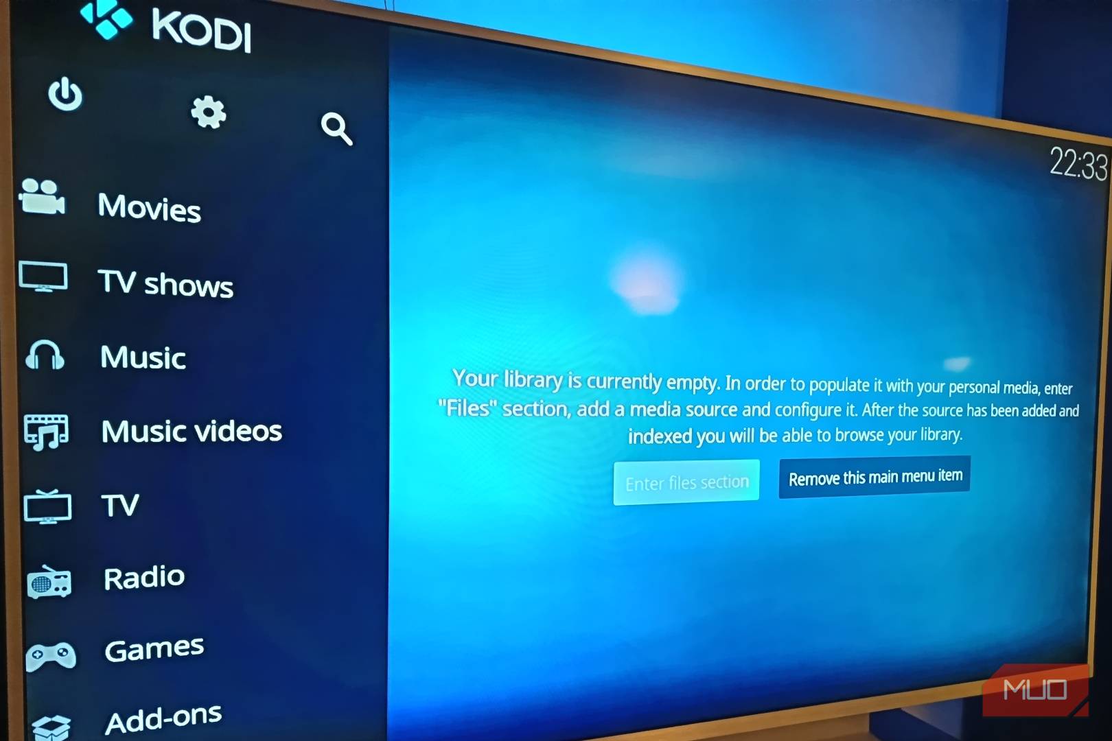 KODI در حال اجرا بر روی رزبری‌پای