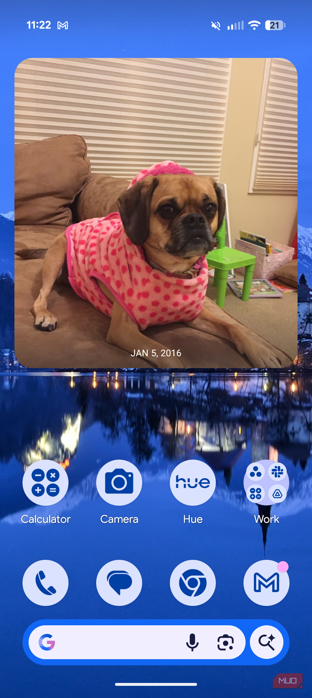 نتیجه ویجت گوگل فوتوز