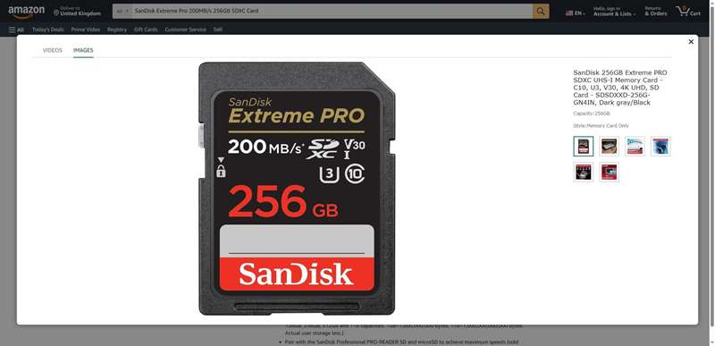 کارت SanDisk Extreme Pro SDXC 200 مگابیت بر ثانیه