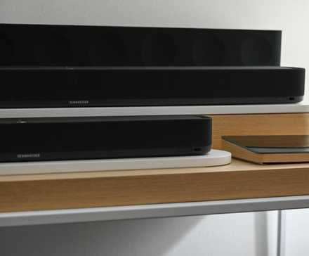 صوت‌بارهای سنهايزر آمبئو به ترتیب اندازه