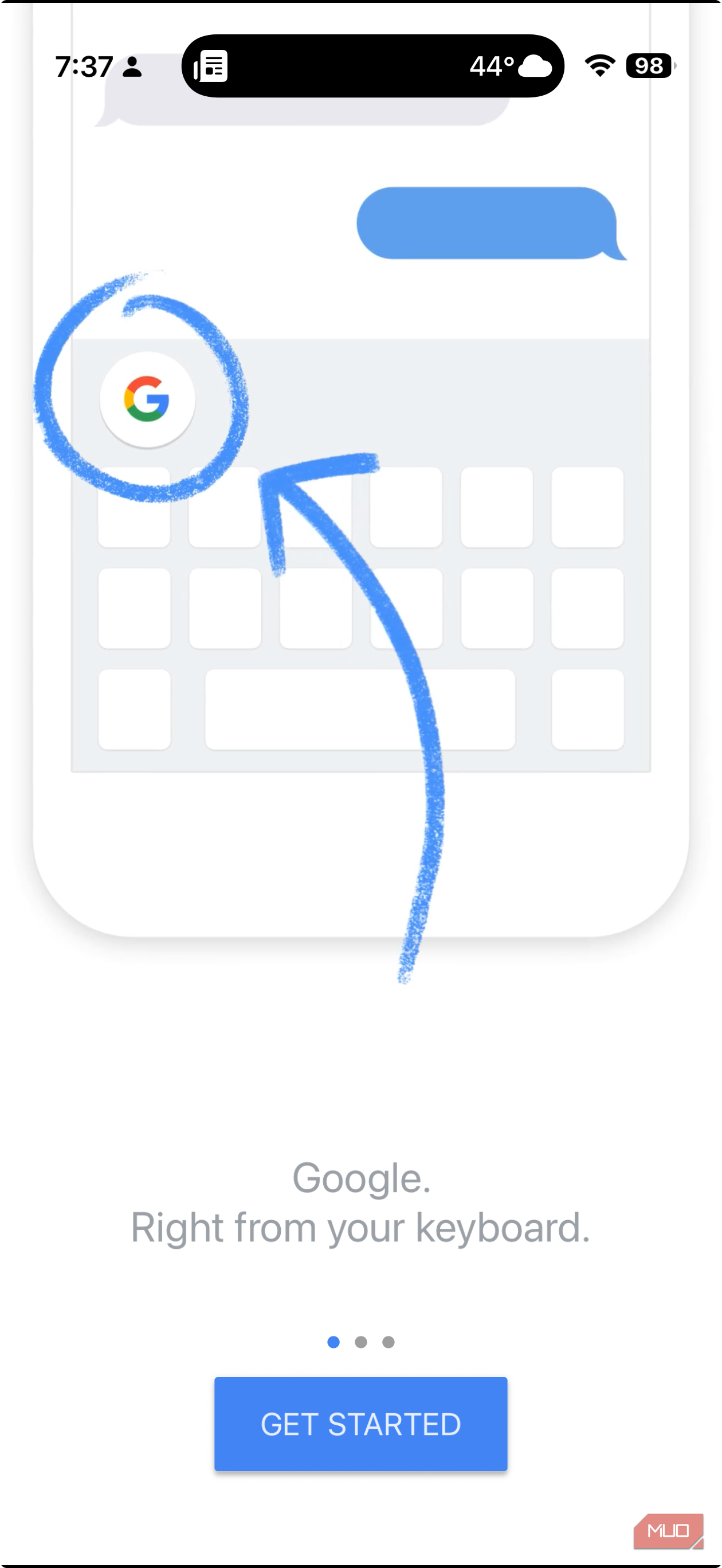 راه‌اندازی Gboard روی iPhone