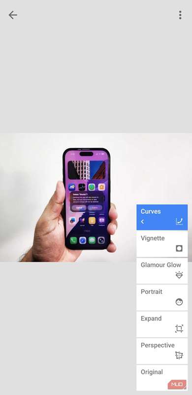 منوی آخرین ویرایش‌های اسنپ‌سید در اندروید