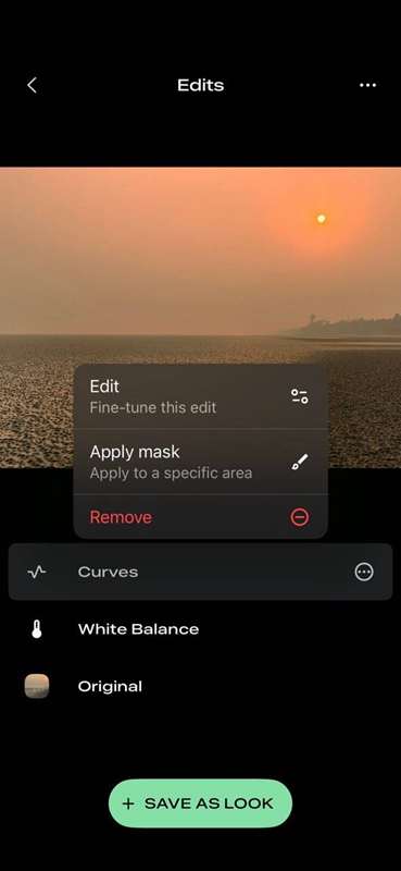 حذف تمام ویرایش‌های تصویر در اسنپ‌سید