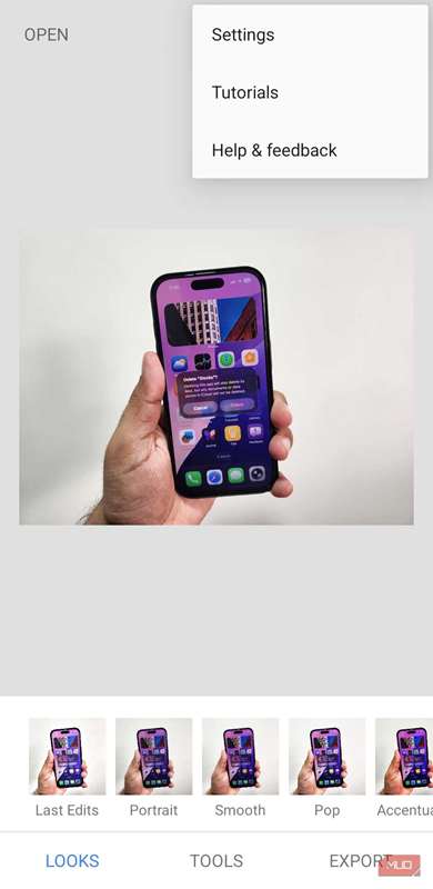 منوی آموزش‌های اسنپ‌سید در اندروید