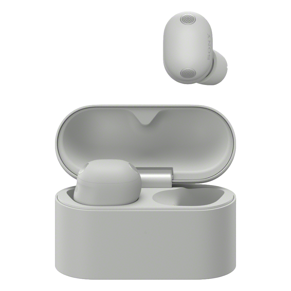 هدفونهای Sony WF-1000XM6 در یک رندر شفاف.