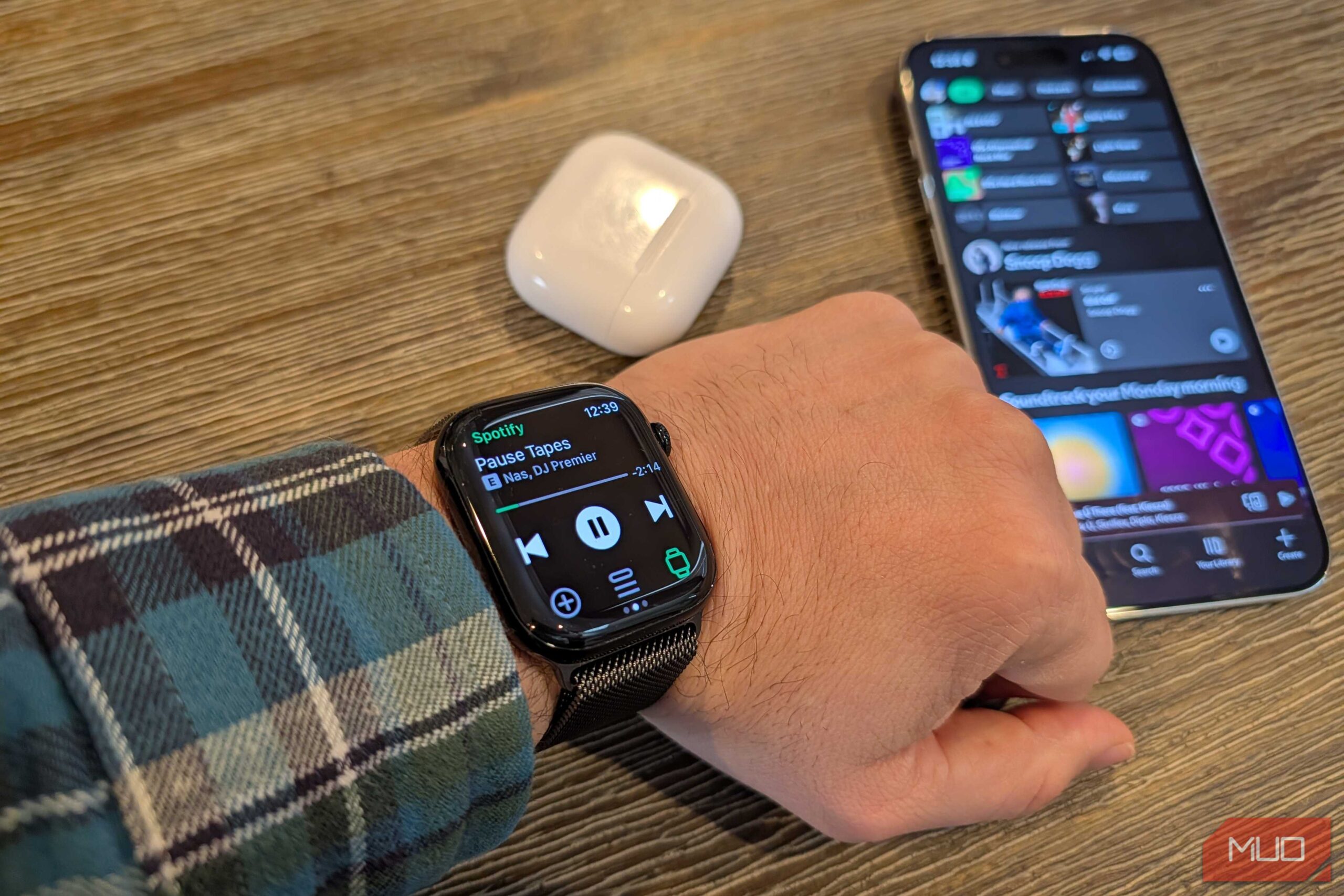 Spotify بر روی Apple Watch