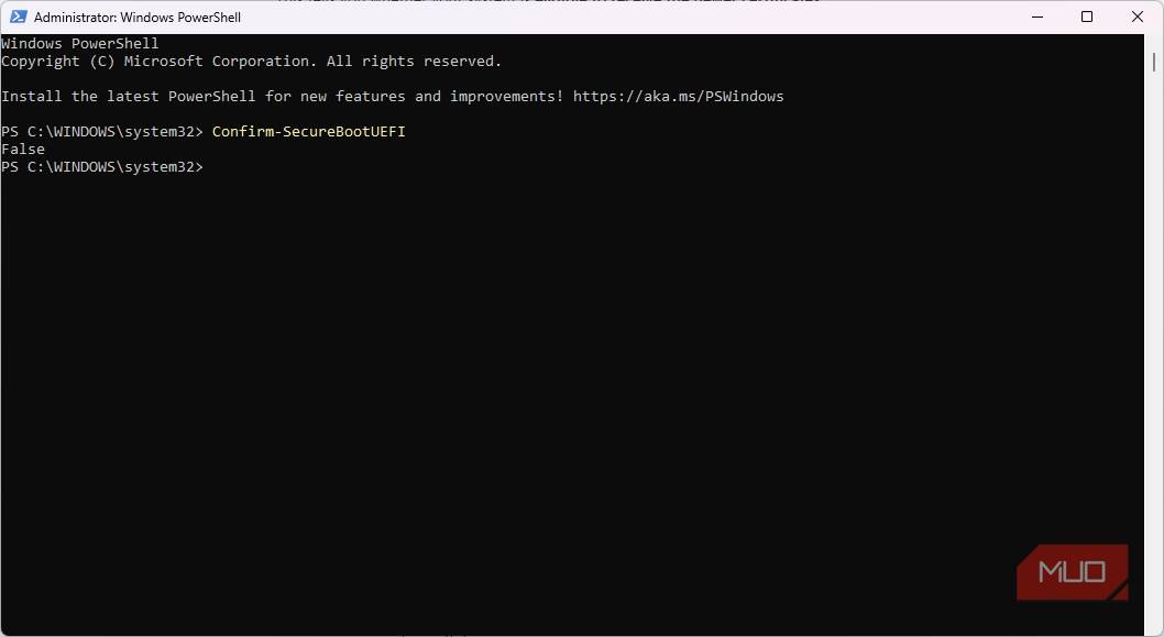 تأیید Secure Boot در ویندوز ۱۱