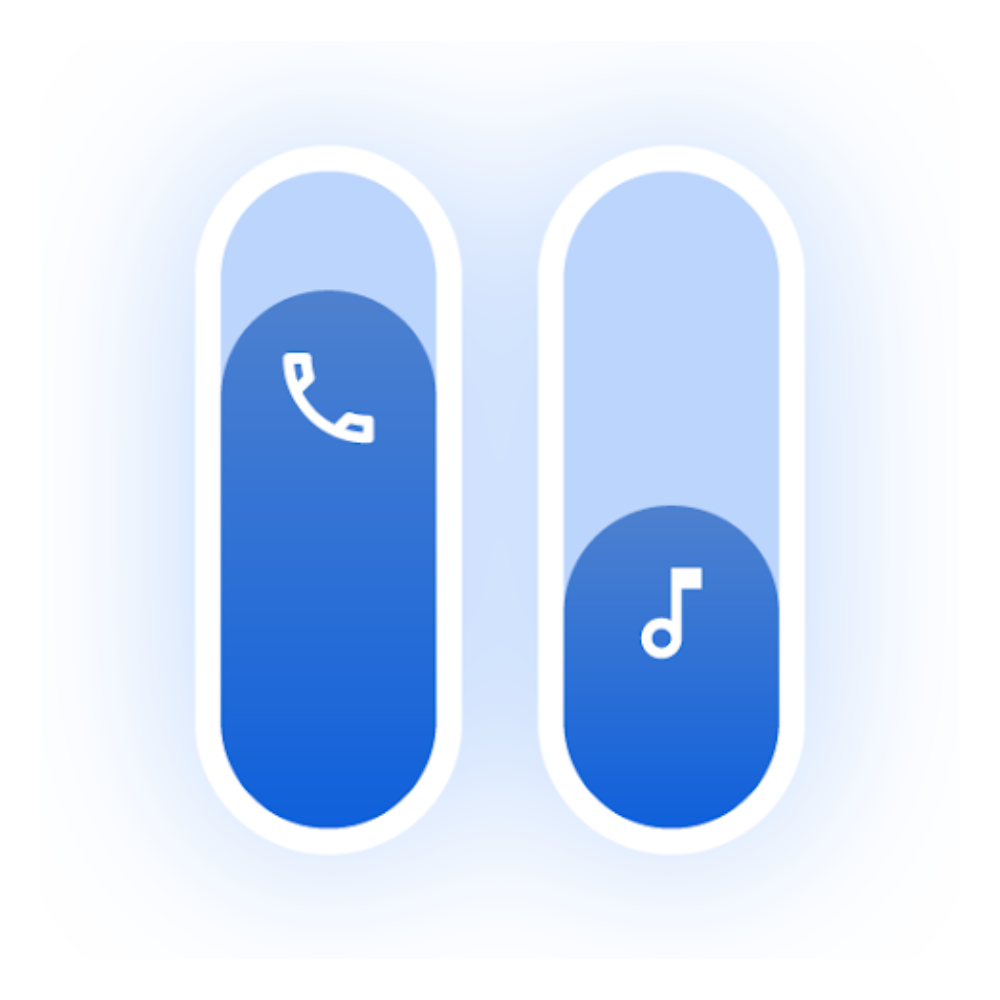 آیکون برنامه Volume Styles در یک رندر شفاف.