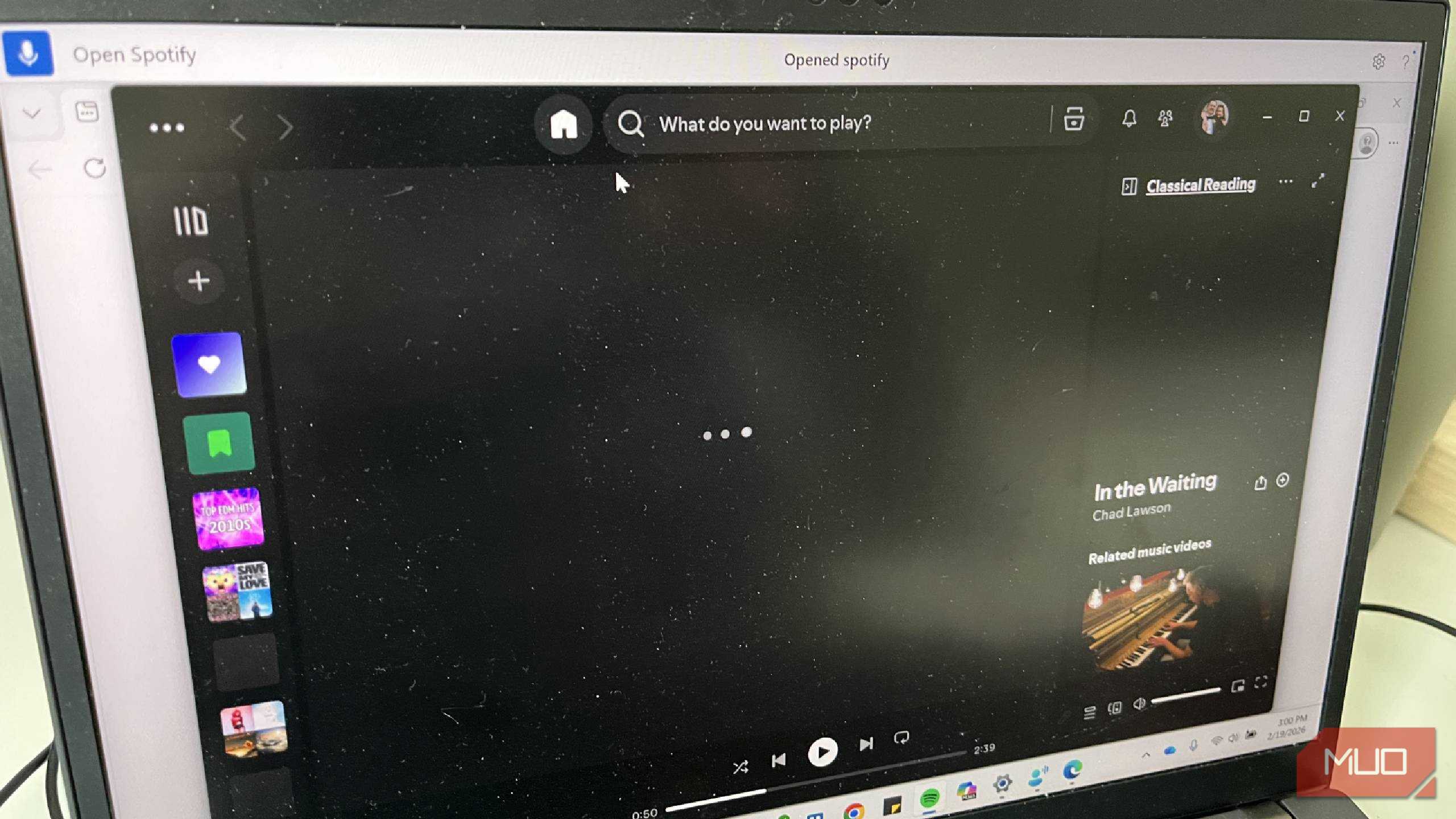درخواست تبدیل گفتار به متن برای باز کردن اسپاتیفای در ویندوز ۱۱