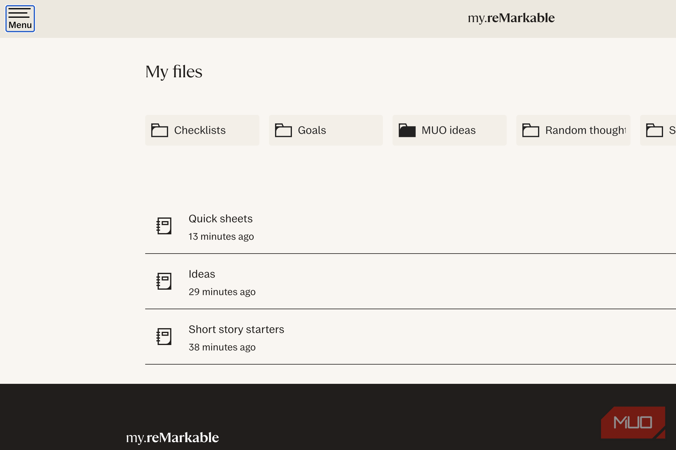 وبسایت reMarkable 2