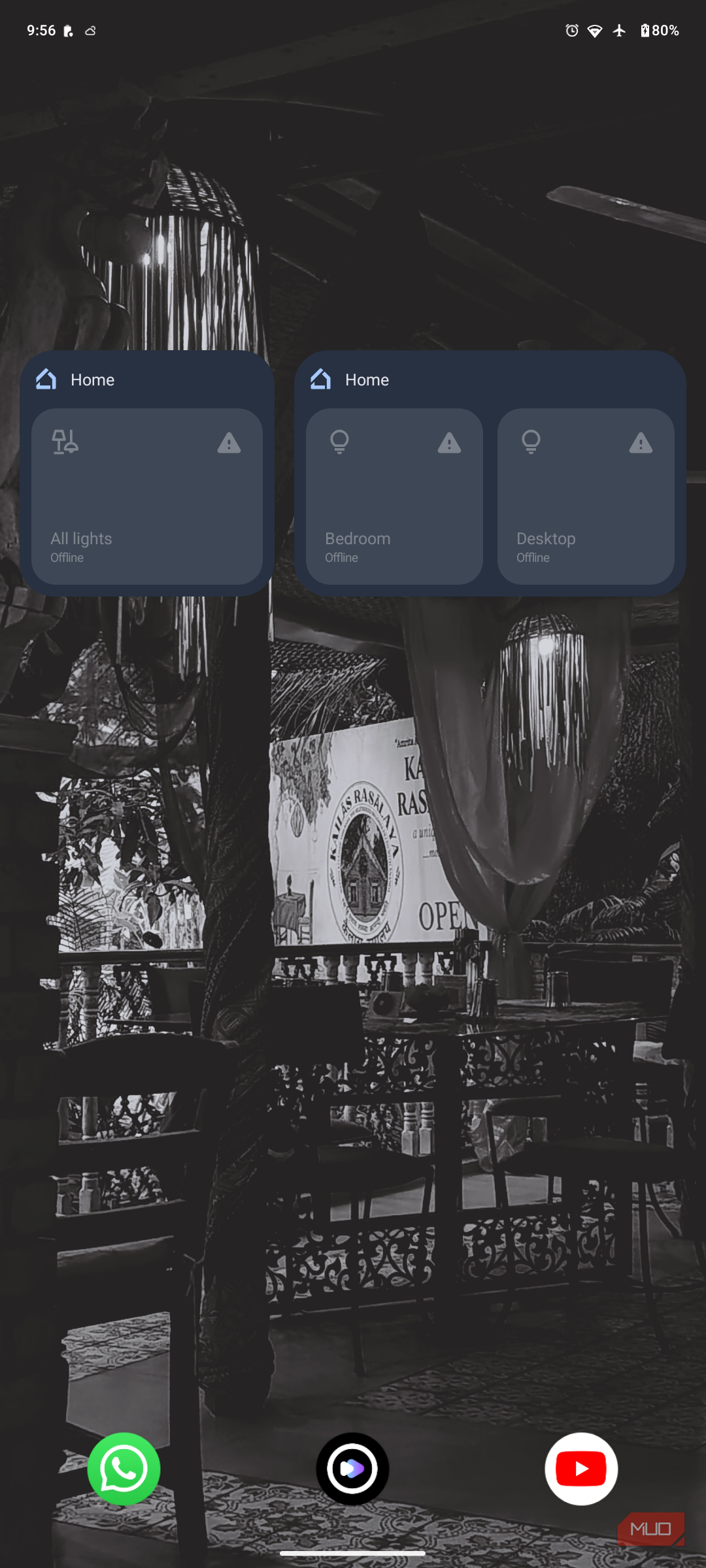 ویجتها اضافه شده در صفحه اصلی تبلت اندروید